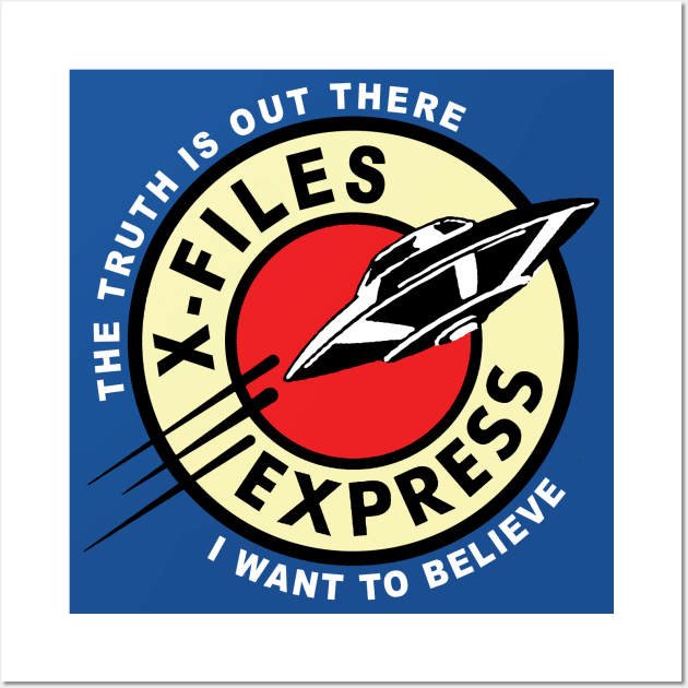 X-Files Express Wall Art by Titius